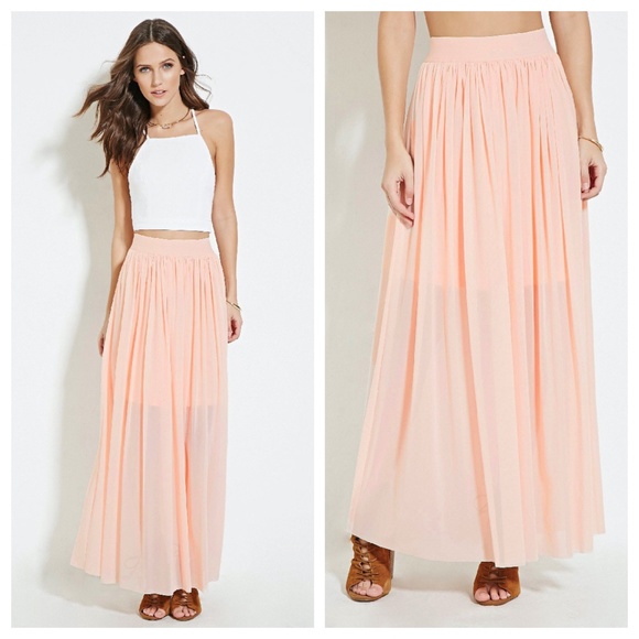tulle maxi skirt forever 21
